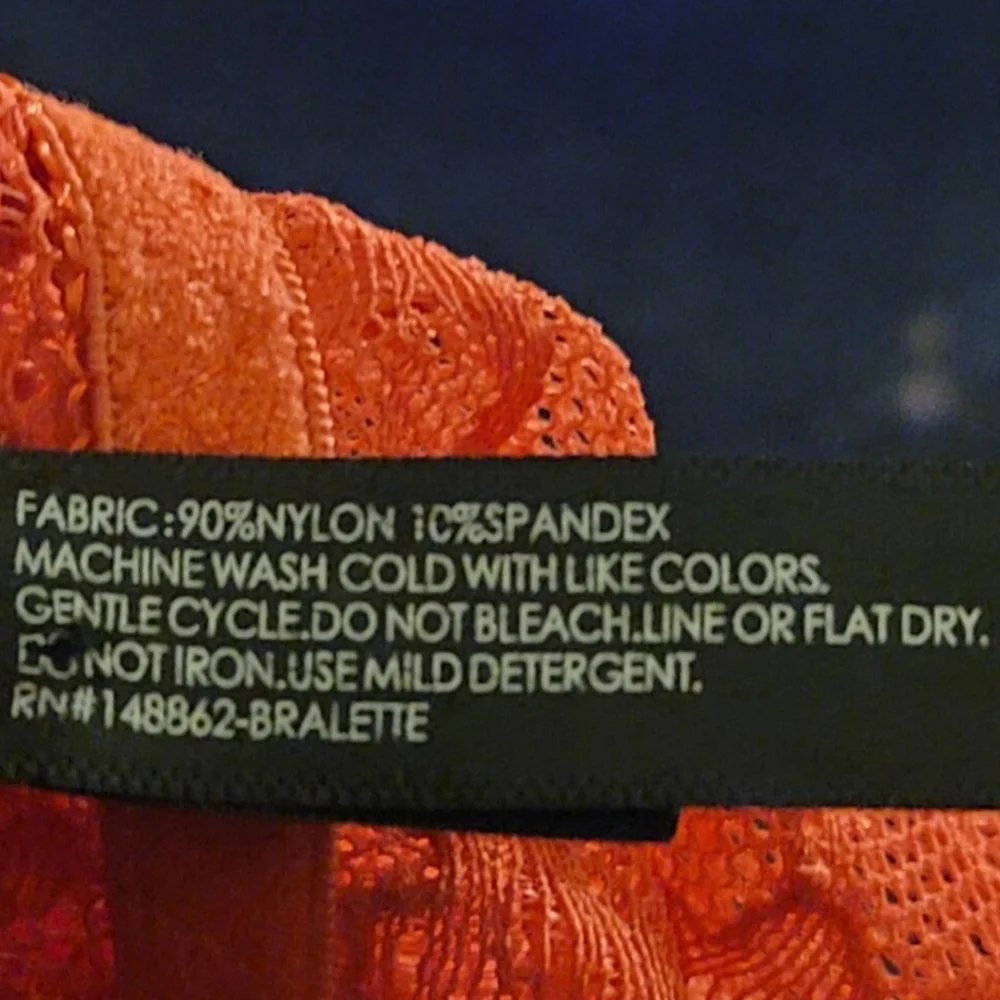 Torrid Coral Lace Bralette - Picture 7 of 8